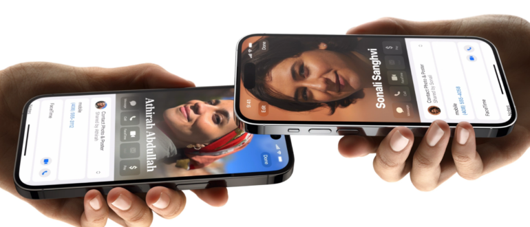 Как использовать NameDrop на iPhone