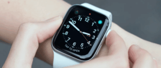 снимок экрана на Apple Watch