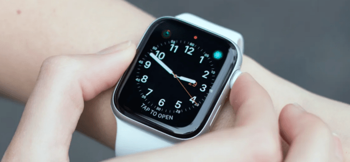 снимок экрана на Apple Watch