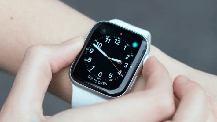 снимок экрана на Apple Watch