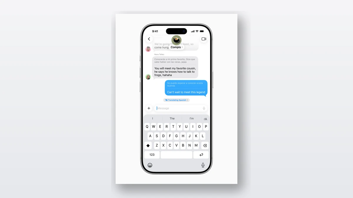 Интерфейс Сообщений и предиктивные действия Suggested Actions в iOS 27.2