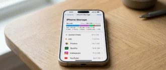 Раздел Системные данные в хранилище iPhone